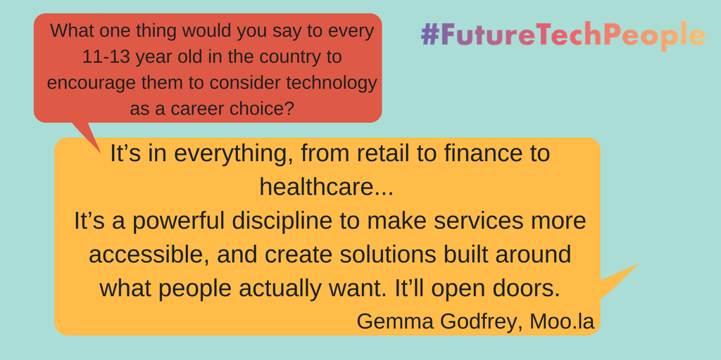 QuoteHerTech's tweet photo. This weeks #WisdomWednesday come from @GCGodfrey the CEO at @MoolaTeam #TechExpertNews #FutureTechPeople #Tech #Digital https://t.co/BRyxX2IGts