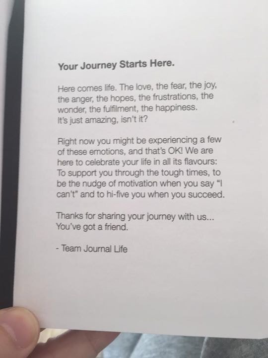 JournaldotLife's tweet photo. Love the first page of our journal! https://t.co/xU5AmQH3Wy