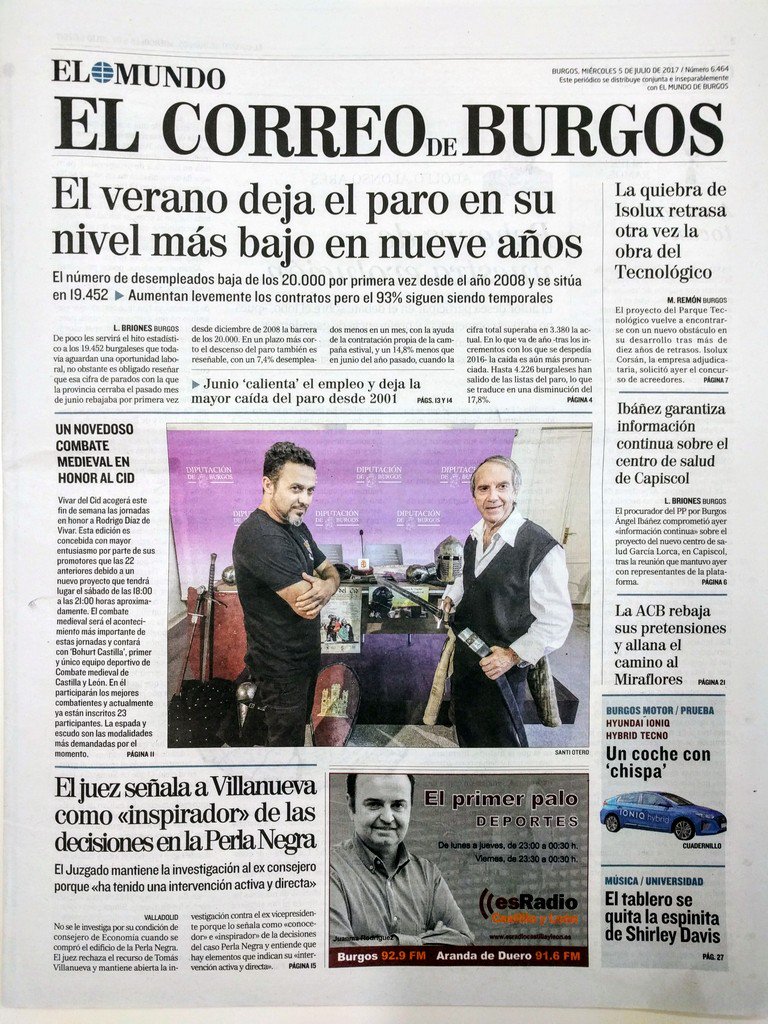 EgoRudericoAsoc's tweet photo. Javier Alonso (Asociación Vivar Cuna del Cid) y Juan Carlos Chicote (Bohurt Castilla), presentan las XXIII Jornadas
https://t.co/6G0YaHwzKn https://t.co/yeOMnWTqDx
