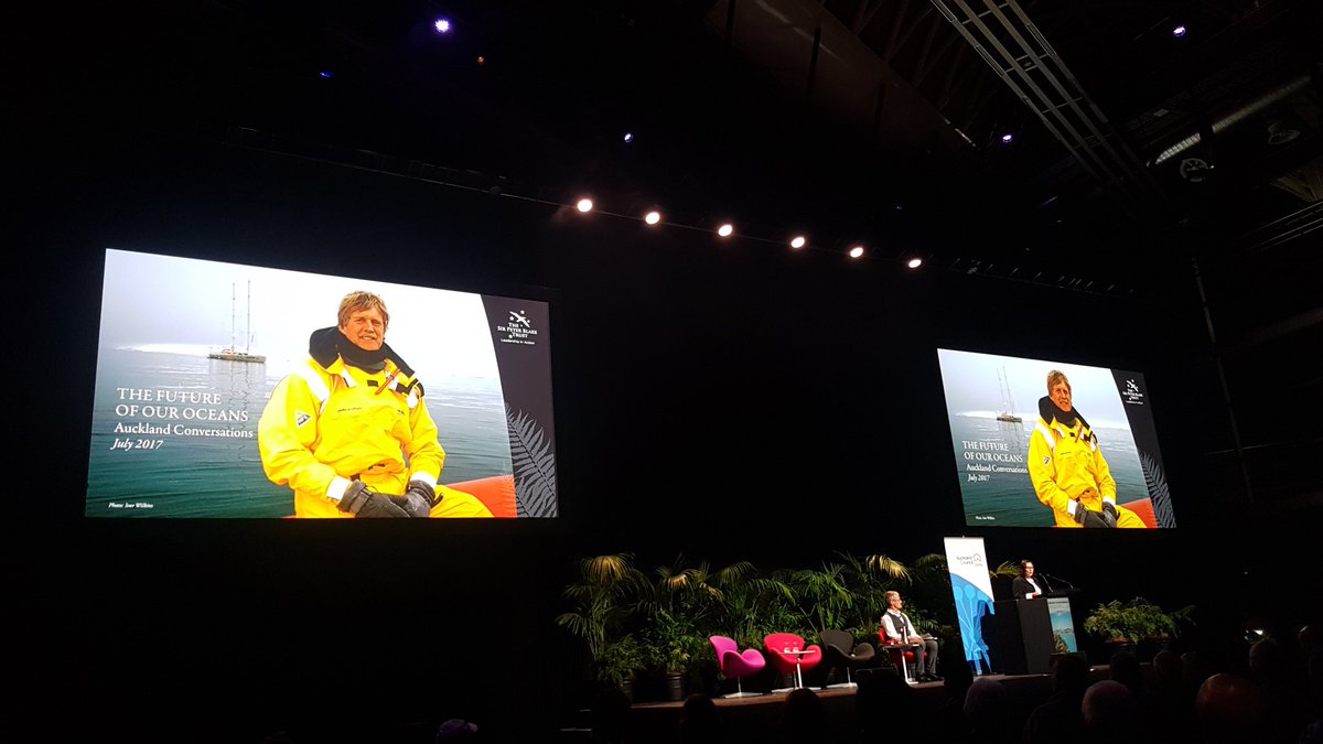 "We want you to fall in love with the environment"Sir Peter Blake <a href="/AklConvs/">AklConversations</a> #redsocks #bigweek