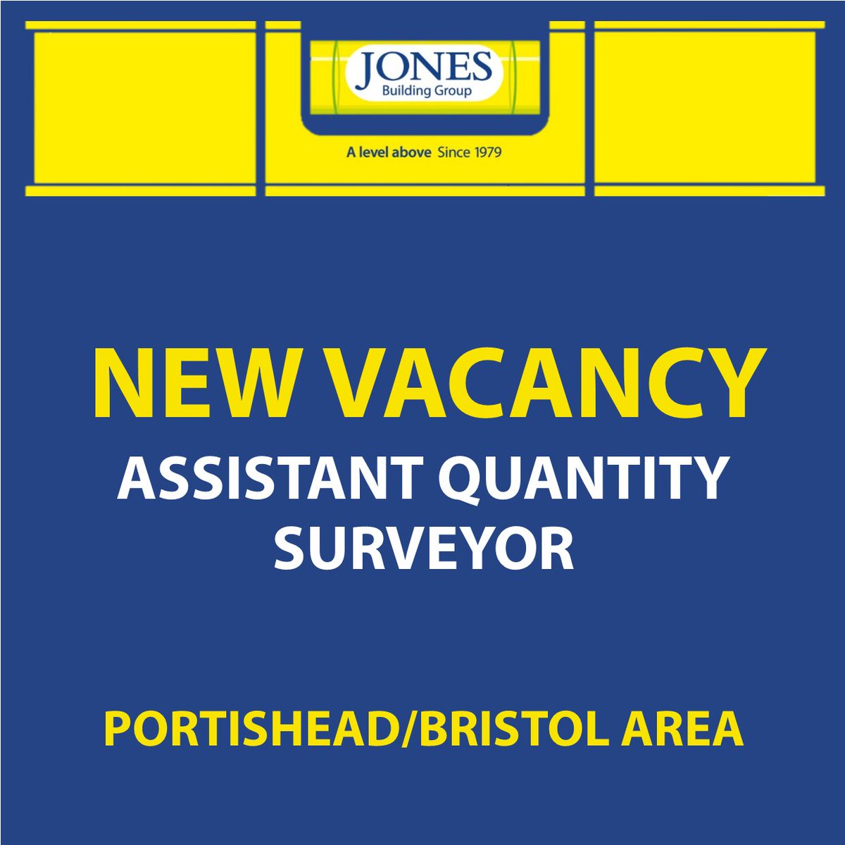 JonesBuilding's tweet image. We are seeking an Assistant Quantity Surveyor in the Portishead/Bristol Area. Apply here if you are interested: jonesbuildinggroup.co.uk/job-vacancies/…
