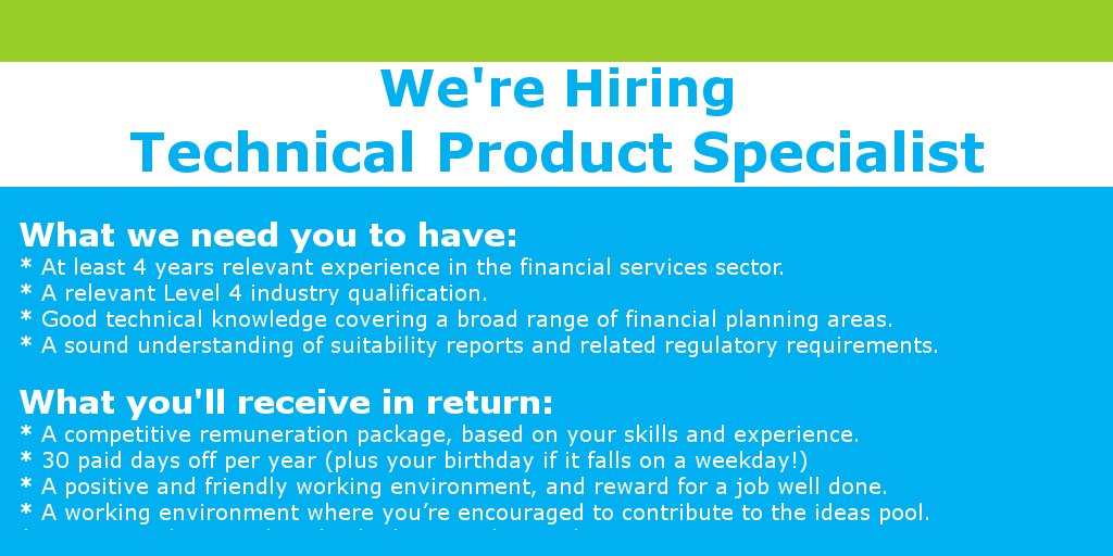 genovodocs's tweet photo. Looking for a new challenge? We're hiring #fintech #suitabilityreport #paraplanner https://t.co/I0OklVYdCK Please RT https://t.co/YlFTY7OYSR