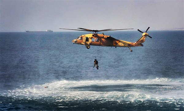 A Nigerian Air Force [NAF] helicopter has crashed into water.