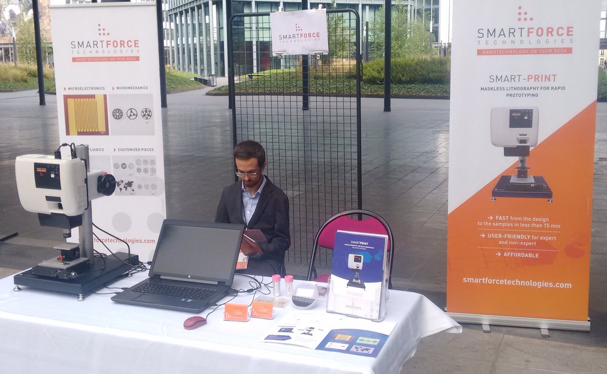 _SmartPrint_'s tweet photo. Last day at #flow17 ! Let's talk about #microfluidics at our exhibition booth. https://t.co/z7IsgpclWe