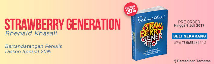 TemanBuku's tweet photo. PO "Strowberry Generation Mengubah Generasi Rapuh Menjadi Generasi Tangguh"
ORDER 
-WA : 0812-9615-5374
- https://t.co/BZ4fCxmh21 https://t.co/OTYVUW2VQB