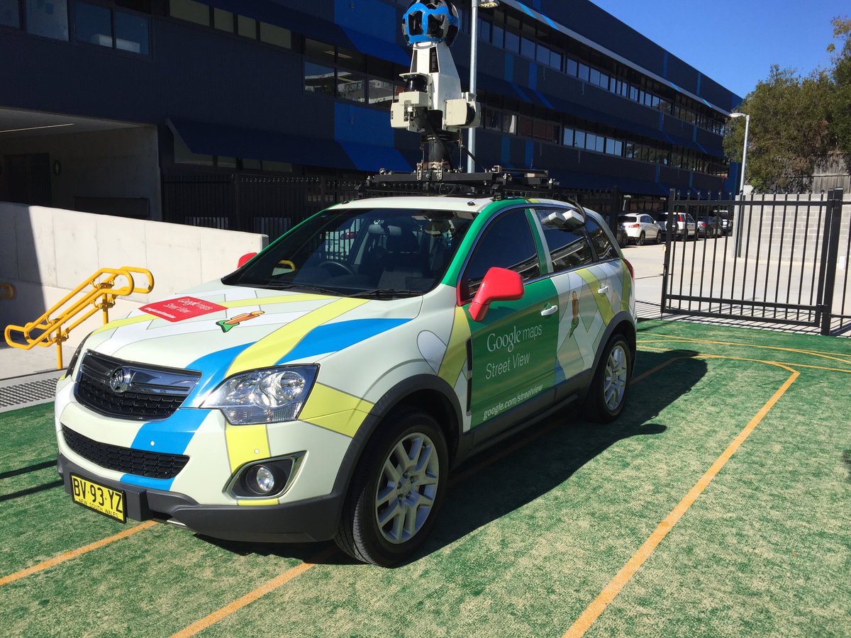 bf11's tweet photo. Checked out the @Google Street View car and #trekker #edtechteam #gafesummit #tempepublicschool https://t.co/vMqvGyXF2Q