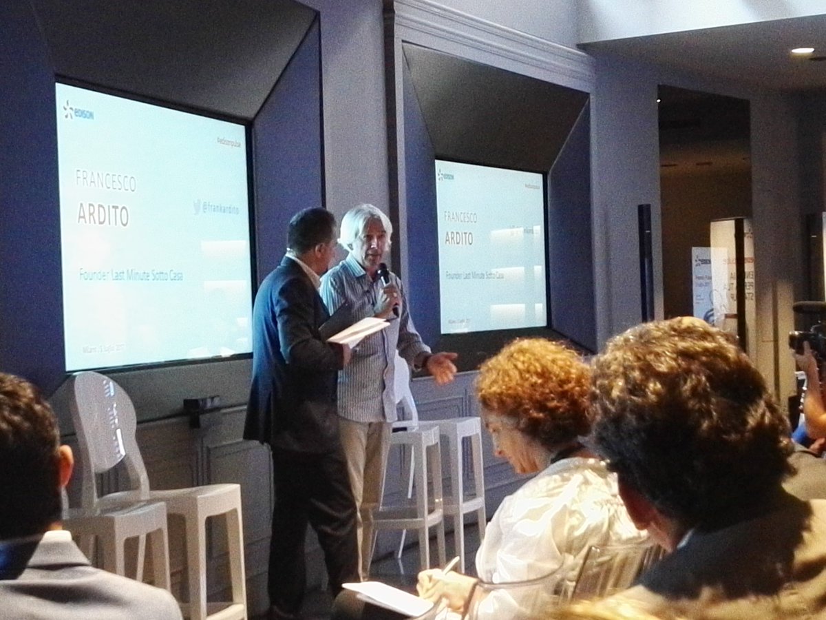 I vincitori #edisonpulse del 2015 <a href="/LM_SottoCasa/">lastminutesottocasa</a> un megafono digitale per vendere prodotti in scadenza scontati almeno del 40%. Grande idea!