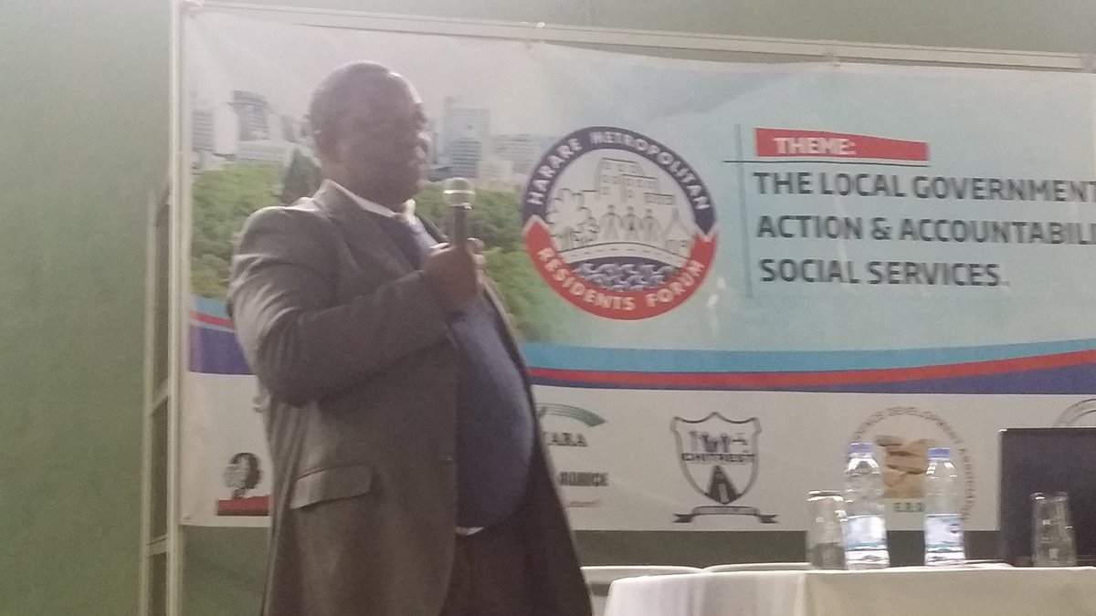 HreResForum's tweet photo. Chitungwiza municipality rep presenting on the state of service delivery in the town #ResConvention @CHRA_Zim @ChitrestI @BerthaShoko https://t.co/VQ8DMC6q5o