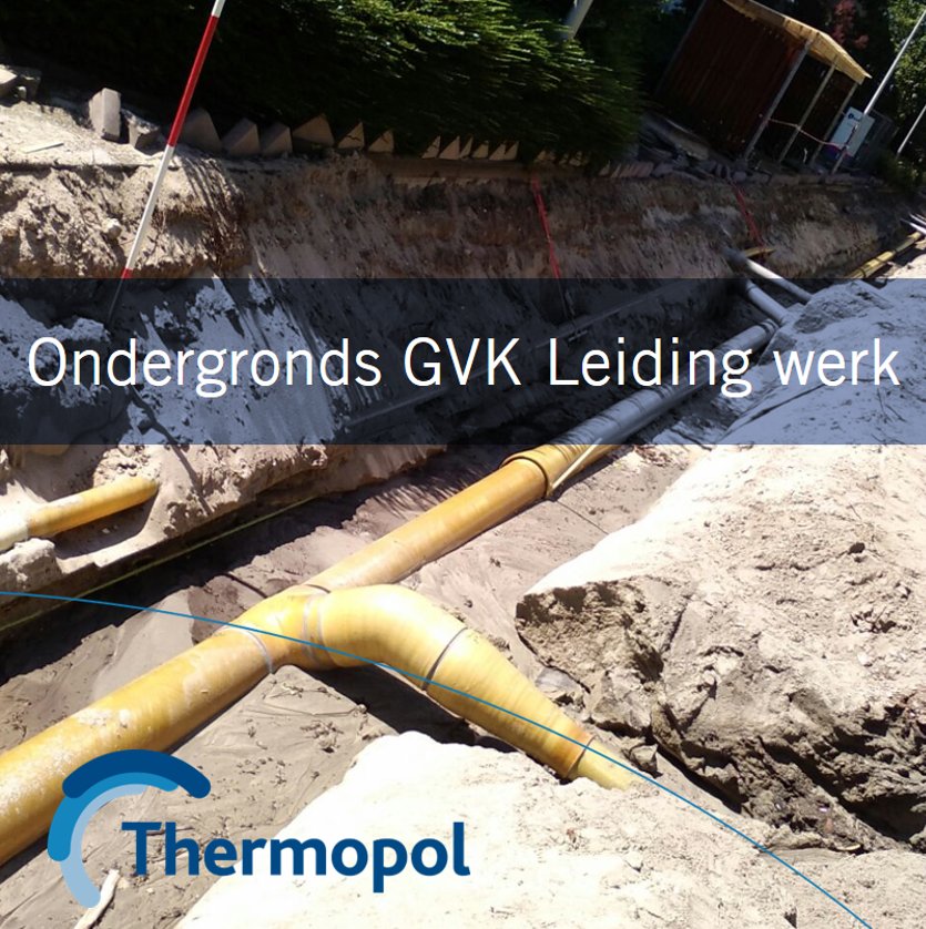 #Ondergronds #Kunststof #Leidingwerk? Geen probleem bij Thermopol. goo.gl/E9yXDZ