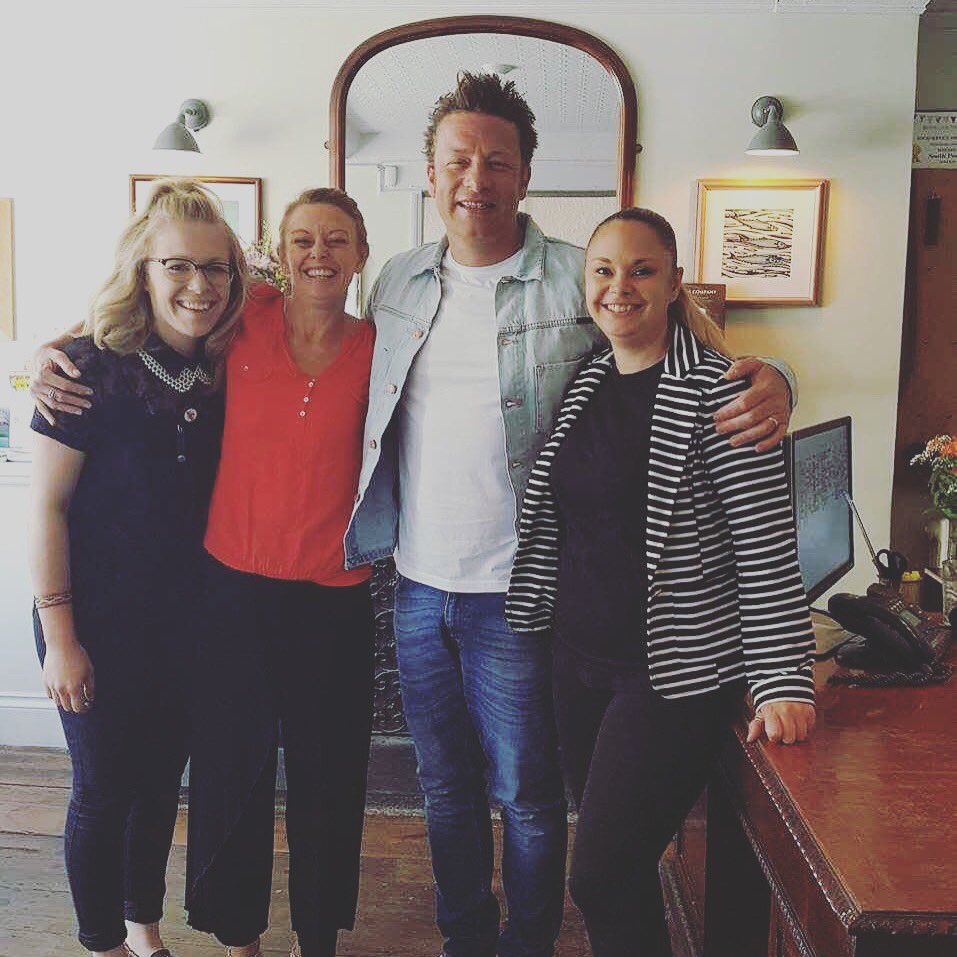 What a top bloke! Was great having you here #jamieoliver #pucker #cheflife