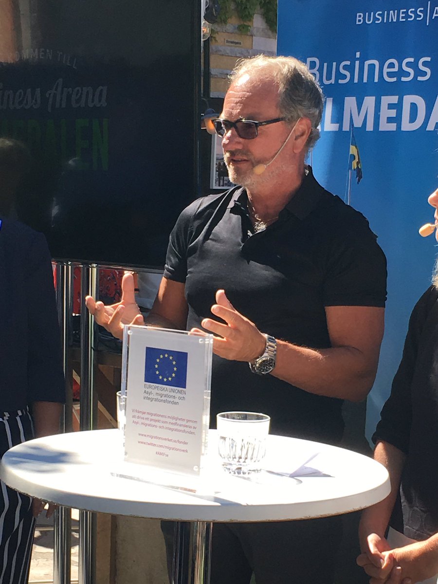 UOstermark's tweet photo. "Vägen till en bra integration går via en bra introduktion till arbete" - Bo Strandberg #framtiden skapar 300 första riktiga jobb nyanlända https://t.co/imzwarqnkf