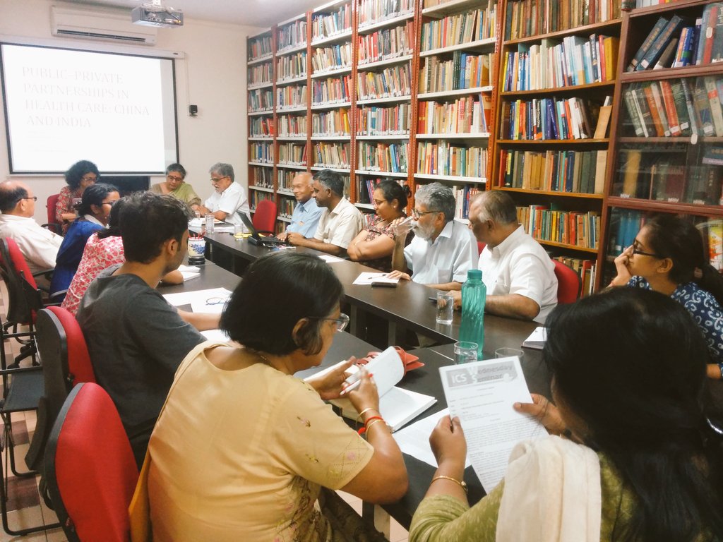 ics_delhi's tweet photo. #ICSWedSem about to start. Discussion on '#Public-#Private #Partnerships in Health Care: #China and #India' https://t.co/JexnWpTdsZ