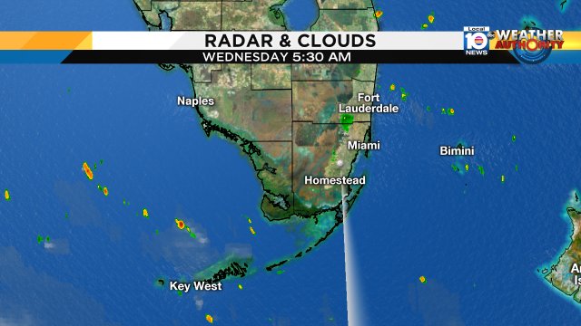 A few spotty showers to get through this morning. #miami #FLL #FLkeys https://t.co/gfqxrqKONv