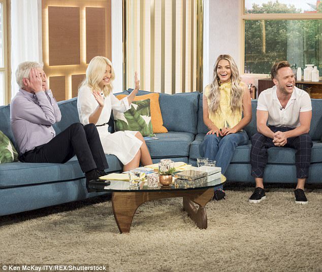 UpdatesOnLouisa's tweet photo. Louisa and Olly at the ITV studios "This Morning" in London yesterday! https://t.co/B3Bh9iYu3J