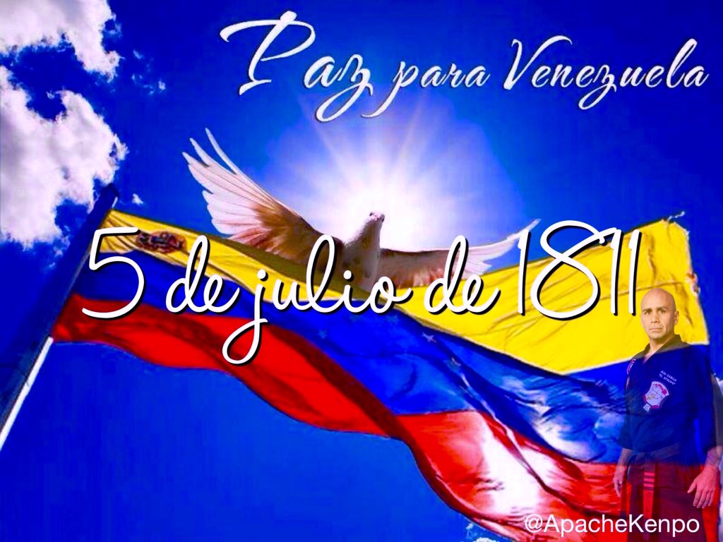 ApacheKenpo's tweet photo. Día de la Independencia. #Venezuela #ApacheKenpo #SomosOVAM https://t.co/k02ozzPPzd