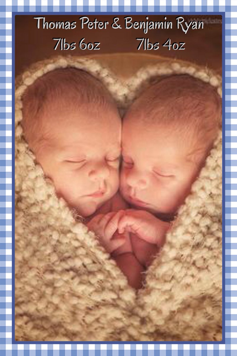 Please welcome our boys Thomas &amp; Benjamin born on the 4th of July 🇺🇸<a href="/Peter50WR/">Peter Edwards</a>