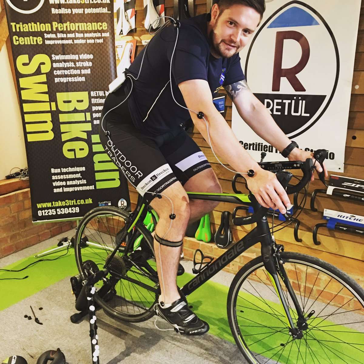 Had a good afternoon at take3 tri yesterday. #bikefit #retül