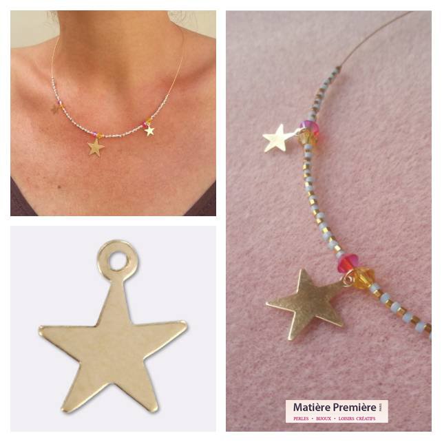 MatPremParis's tweet image. Aujourd'hui, nous vous présentons 3 idées de collier raffinés et simples à réaliser en Gold Filled 14k + perles Miyuki + Swarovski !