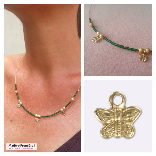 MatPremParis's tweet image. Aujourd'hui, nous vous présentons 3 idées de collier raffinés et simples à réaliser en Gold Filled 14k + perles Miyuki + Swarovski !