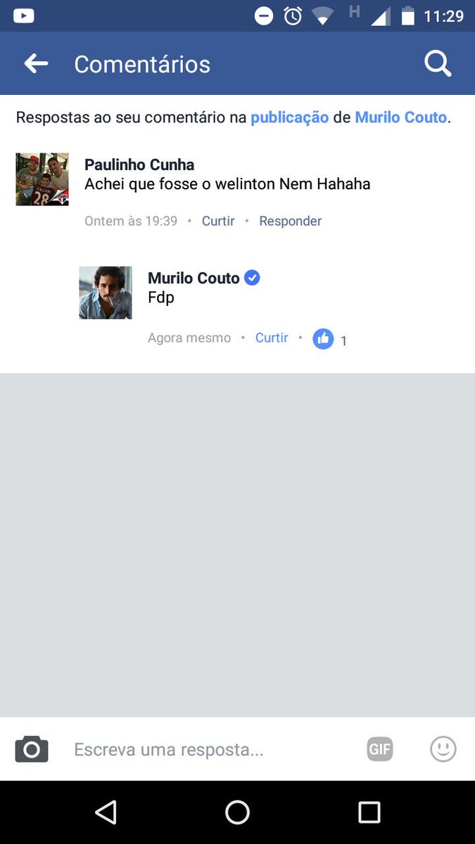 PaullinhoCunha's tweet photo. Desculpas Hahaha!!!!  não quis ofender @murilocouto #Wnem https://t.co/esYiIVovZD