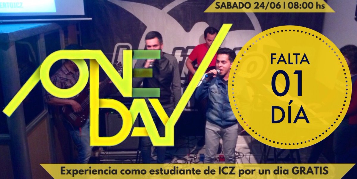ICZchaco's tweet photo. #OneDayICZ
⏱Todavía estas a tiempo! Regístrate en https://t.co/eL5Y44acI7
#Conectados360 #ExperienciaICZ
🏠Obligado N°65
📞0362 443 9533 https://t.co/7kqJX9aUEz