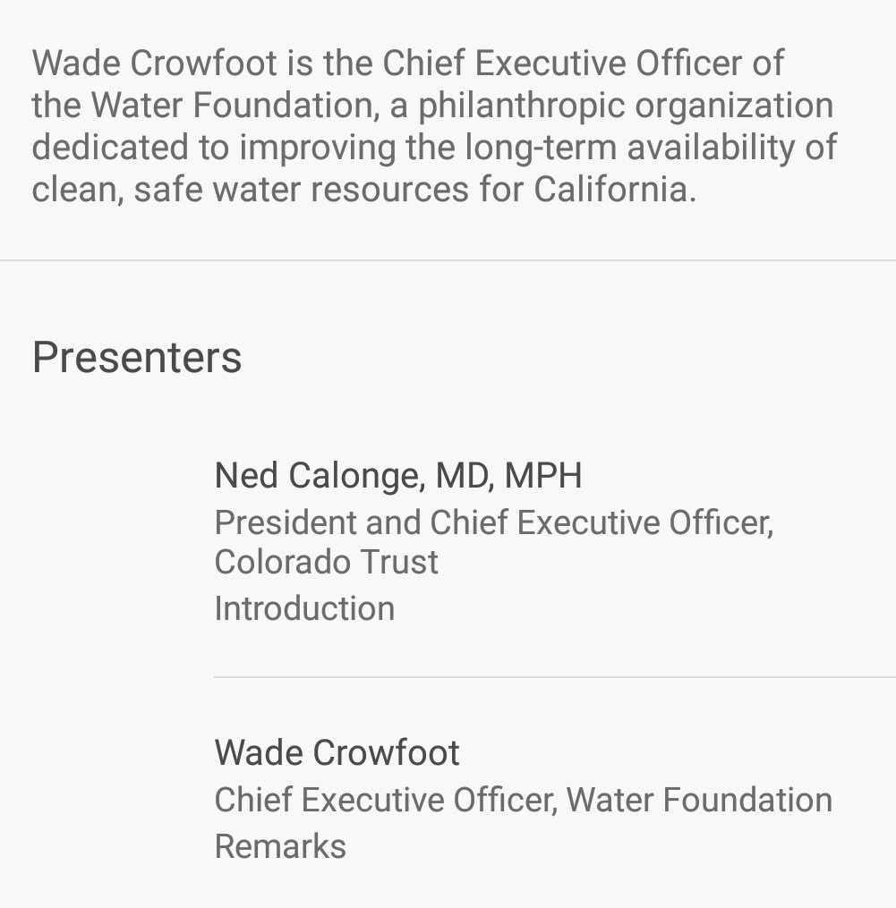 JApanamanio67's tweet photo. I was unaware our country's water system issues until this morning. This is a huge opp for #philanthropy & funders @GIHealth #GIHac #IamGIH https://t.co/2M8u1em5hl