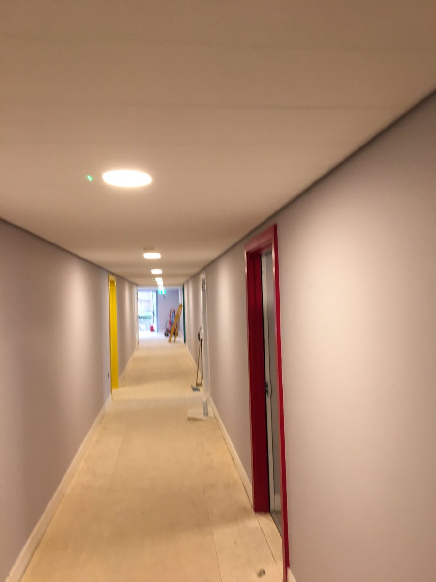 inter_elec's tweet image. Final fix electrics going in on our 230 bed student accommodation in Leeds due to hand over in the next few weeks