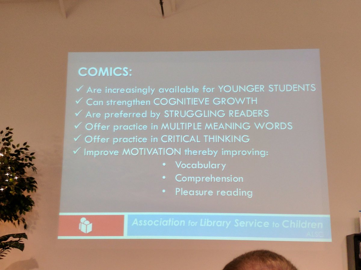 MrsRestis's tweet photo. Thank you @TerryTreads for providing us with so many reasons to use graphic novels in our classrooms! So entertaining! #lim17 #LIM2017 https://t.co/OPJYN7hvyI
