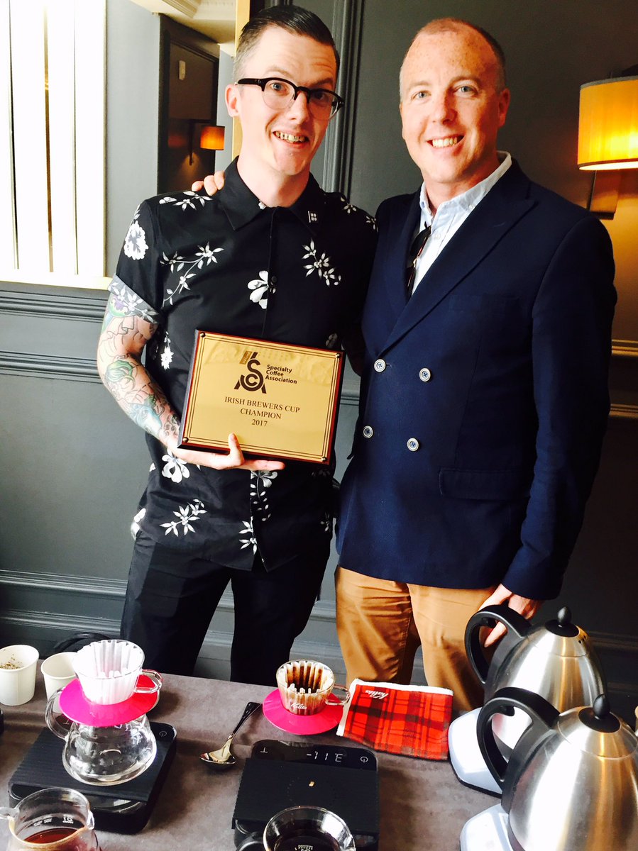 ConorHouston_'s tweet photo. Super to have Irish Brewer Champion 2017 @StphnHstn serving up the award winning @BailiesCoffeeCo @TheIrelandFunds lunch today! ☕️🚀 https://t.co/g3iqhjWXV1