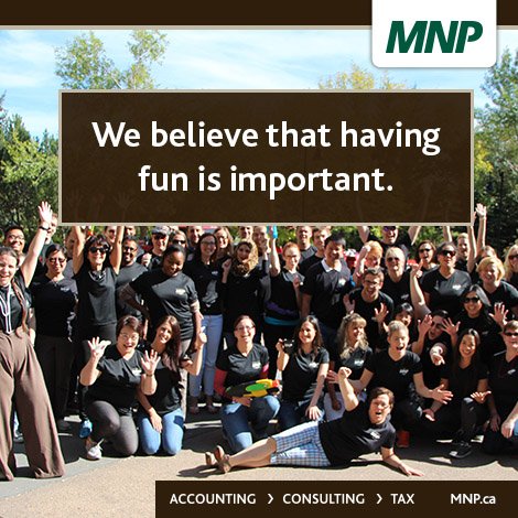 MNP_Careers's tweet photo. At MNP, our relaxed culture is based on friendship and built over business #MNPValues https://t.co/vwi8nP6eJv