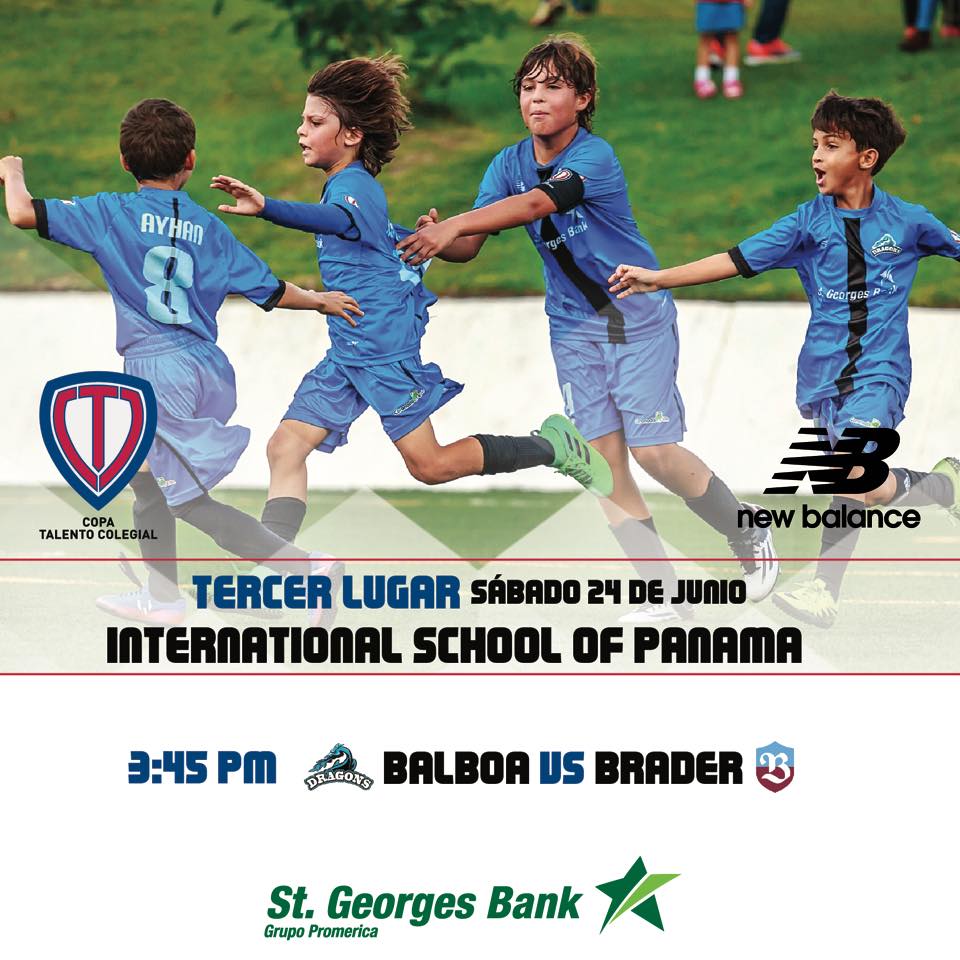 ColegioBrader's tweet photo. Este sábado 24 de junio el Tercer Lugar de la #CopaTalento U9 Masculino by #StGeorgesBank. ¡Te esperamos! vía Copa @CopaTalento https://t.co/lUCPYWipex