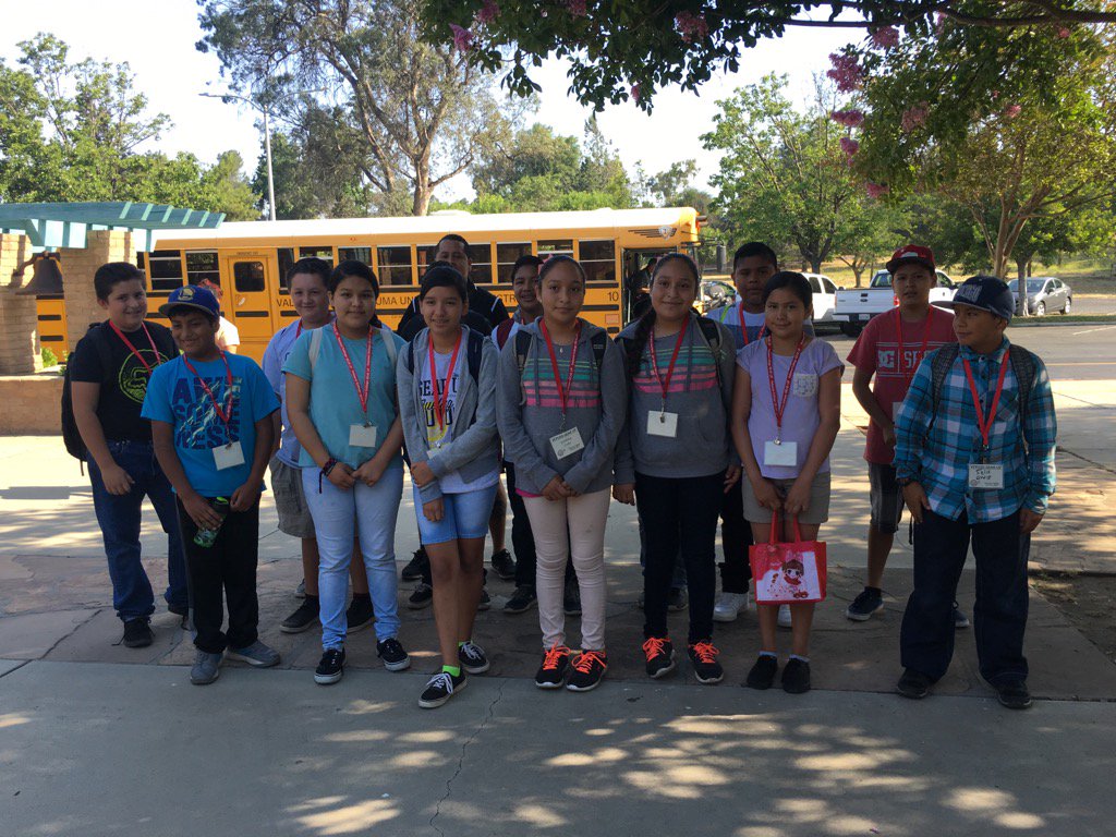 Getting ready to visit Palomar College - Gear Up summer field trip!