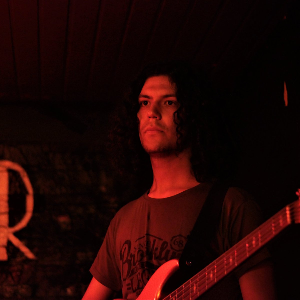 Benja killing it on the bass at our concert in Wurlitzer #notmycircus #music #bass #Madrid #Musica #musicday