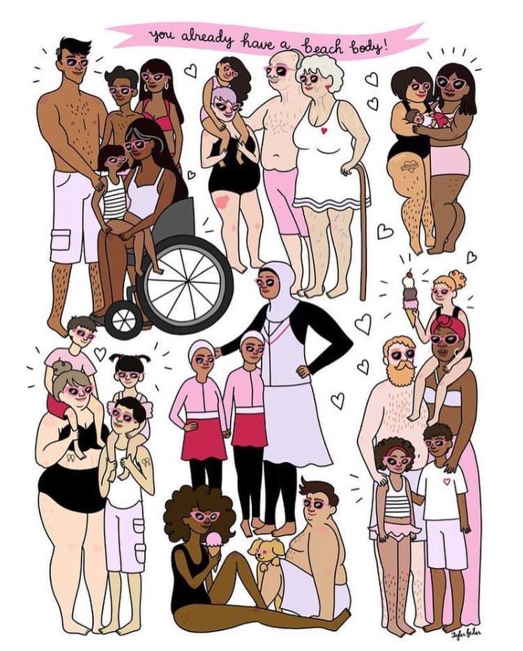 EmilyProgram's tweet photo. You already have a beach body. Have a great weekend! https://t.co/iXjvnPAlnm