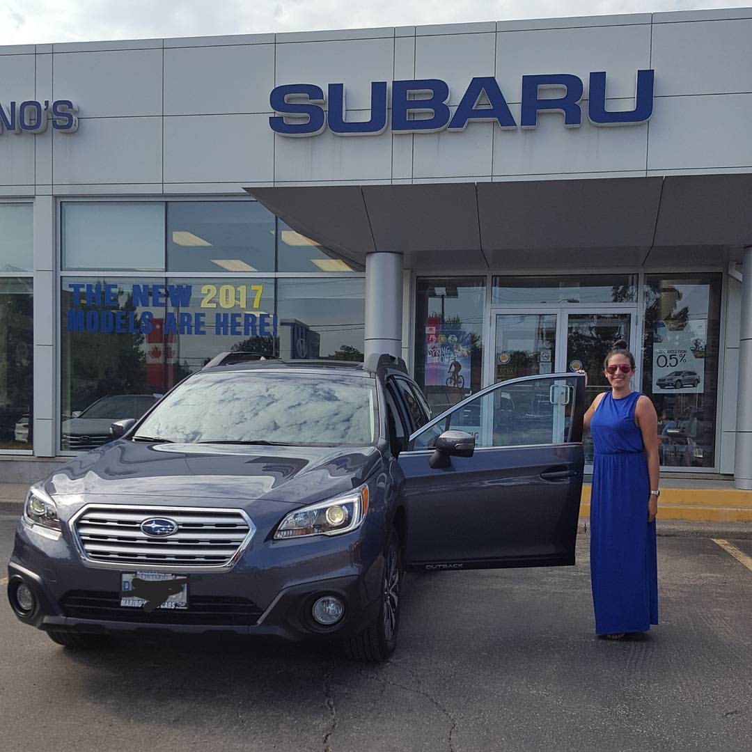 ikosmowska's tweet photo. Stephanie enjoy your new Outback 
#izabelakosmowskasubaru 
#2017outback
#carsaleswomantoronto — at Marino's Fine Cars. https://t.co/TXvhMAnexs