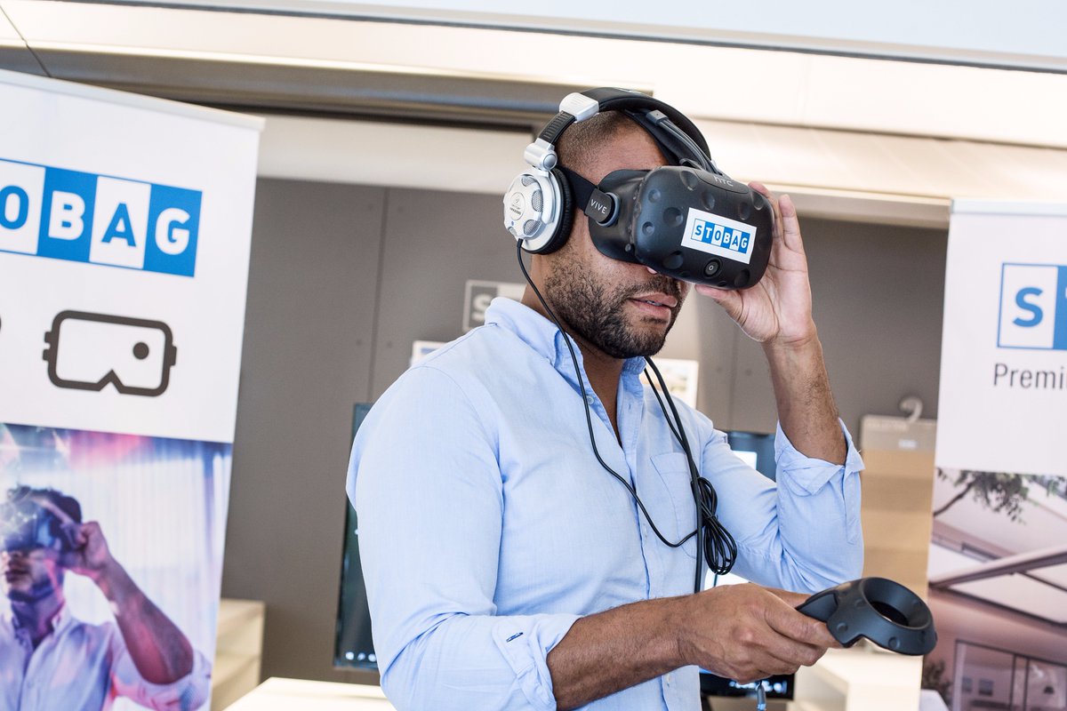 StobagBeNeLux's tweet image. Hype or future… virtual reality is a way of getting a virtual experience of our products. Our colleagues in Holland are really excited!