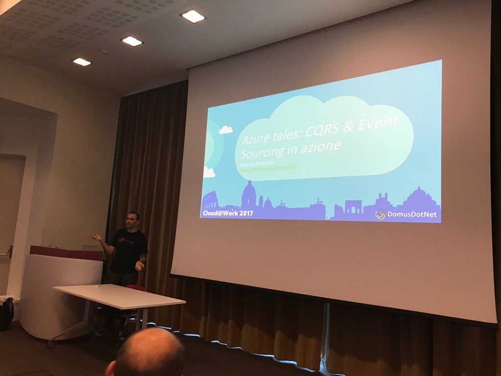 TPCWare's tweet photo. Azure tales by @andysal74 #cloudatwork https://t.co/ShmUKmDs0C