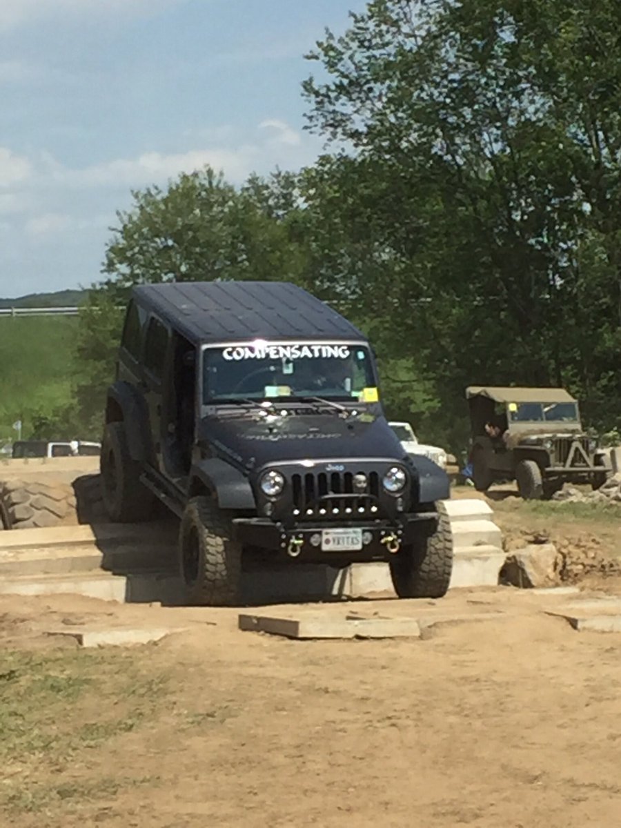 FireAndSmokeJC's tweet photo. Kevin had a great time and some new parts from the vendors at #Bantam #Jeep #BJHF #OverCompensating https://t.co/Bk9RjzRUWs