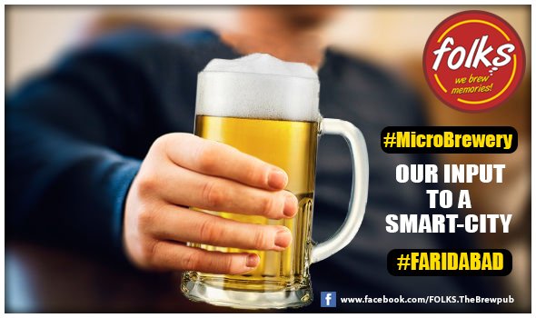 FBrewpub's tweet image. Brewing up a future for Faridabad. Folks is our input to a smart city, What's yours?
Check-in today &amp;amp; show some love.