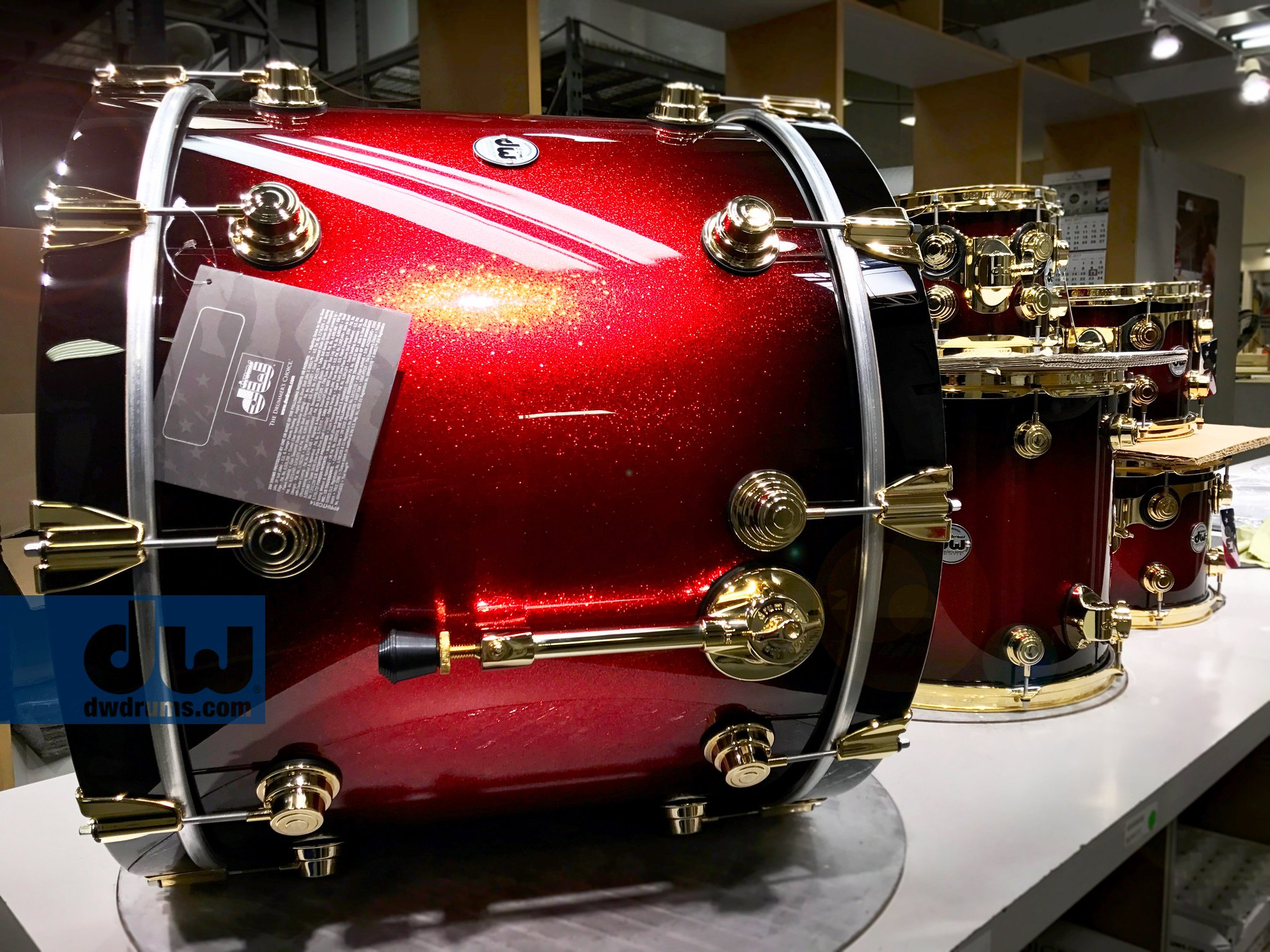 Drum Inc. on Twitter "Sparkle Lacquer + Burst + gold hardware. Tell us about your