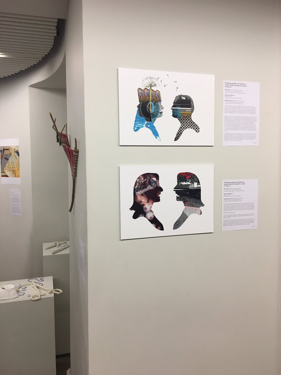 PatientAsPaper's tweet photo. Hope you get to see @kingsmedicine students work from our @stephstrachan1 @KStambollouian pilot project to introduce art into #meded #11eitc https://t.co/r8QLq0F6aZ