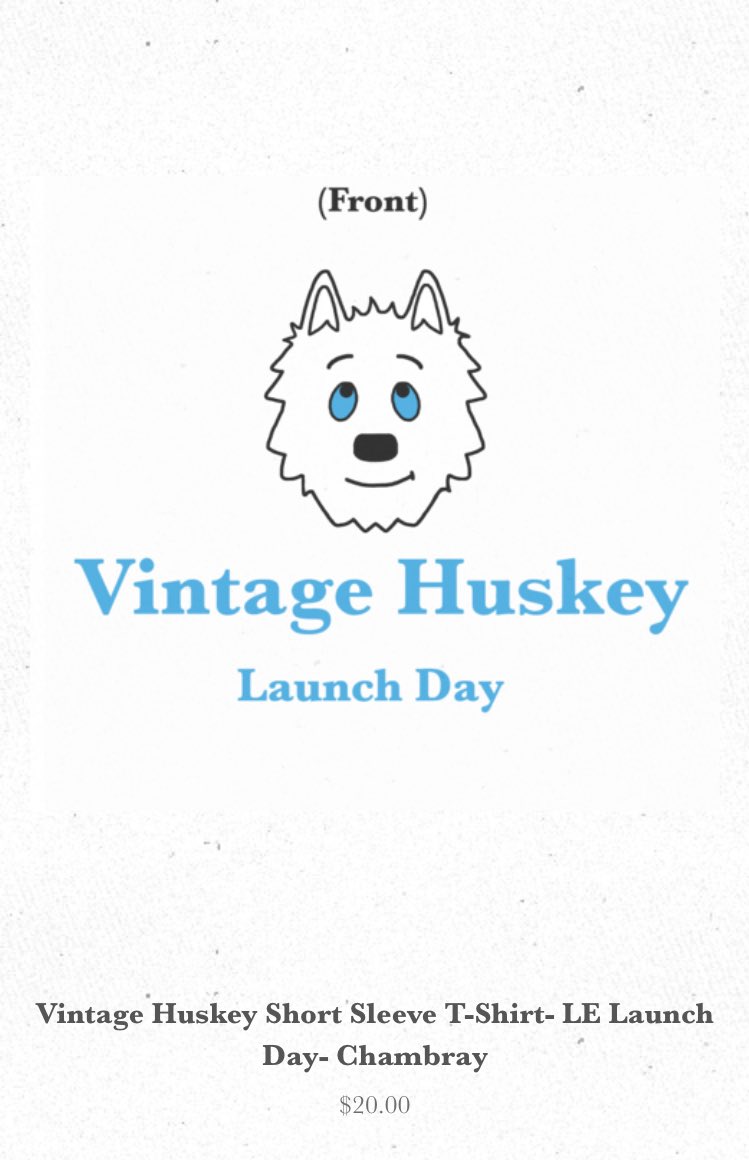 Celebrate the launch of our store with our limited edition "Launch Day" short sleeve t-shirt! Available now through Sunday.