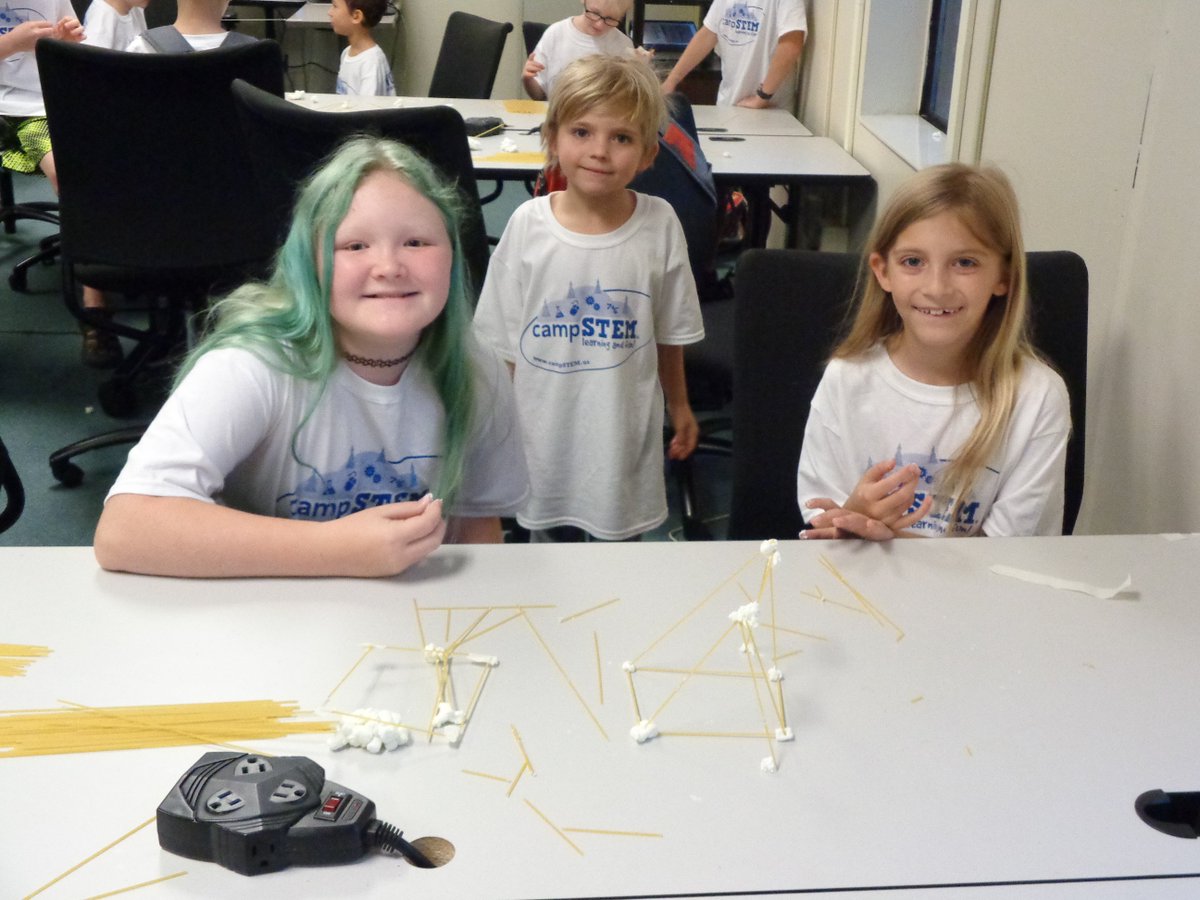 CampSTEM's tweet photo. Marshmallow spaghetti castles allow campers to turn an idea into  a reality #maker #makers #campstem #stem #steam #engineering https://t.co/pZKocUVSLk