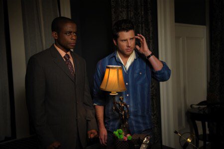 psychfourlife's tweet photo. "'I'm Shawn Spencer. It's me... and my partner, Lemongrass Gogolobe."-Shawn Spencer 
@JamesRoday @DuleHill #lemongrass #nickname https://t.co/uaQ15Psw4G