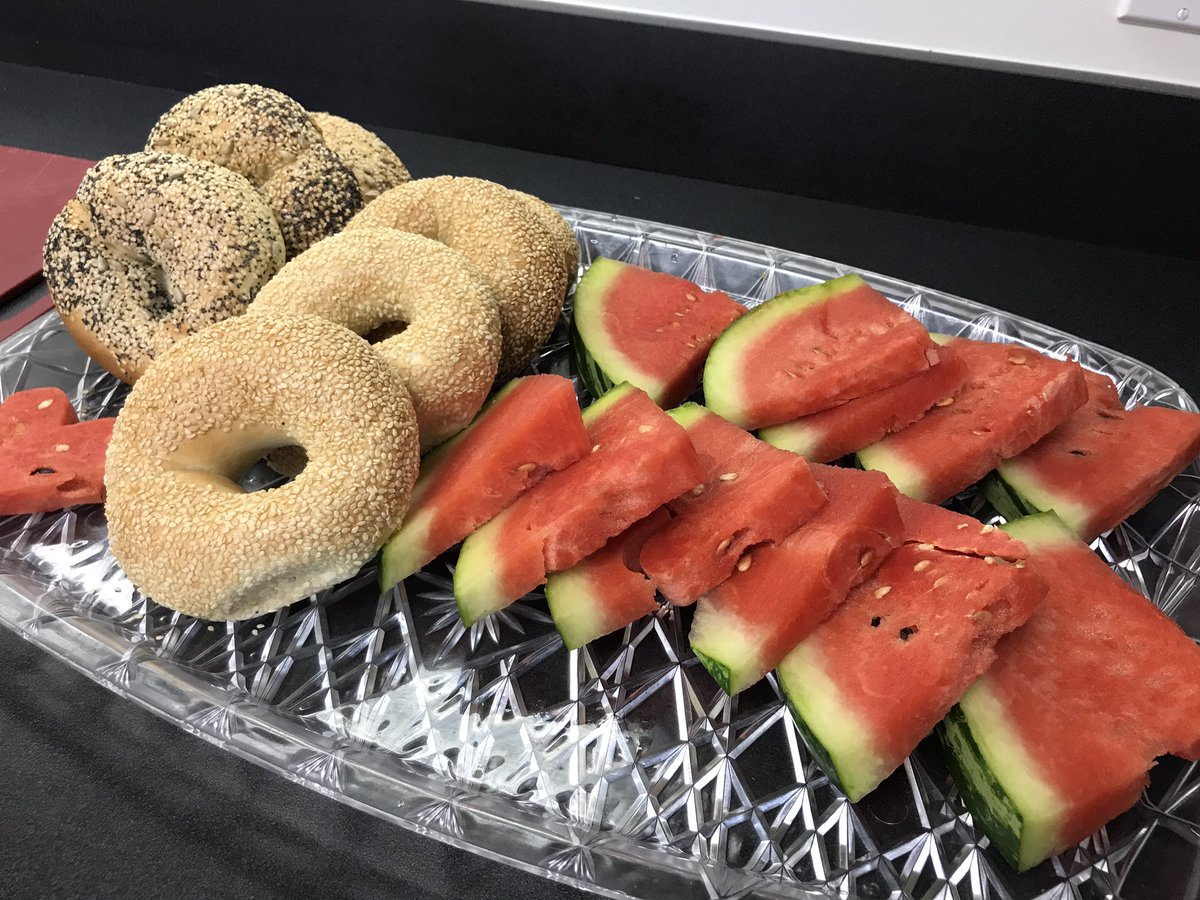 StudioSWArch's tweet photo. Our awesome Principal Elena brought in breakfast treats for everyone, to celebrate the win at #CanSantaFe2017! 🎓🌎📚 https://t.co/N2tEKnQfJu