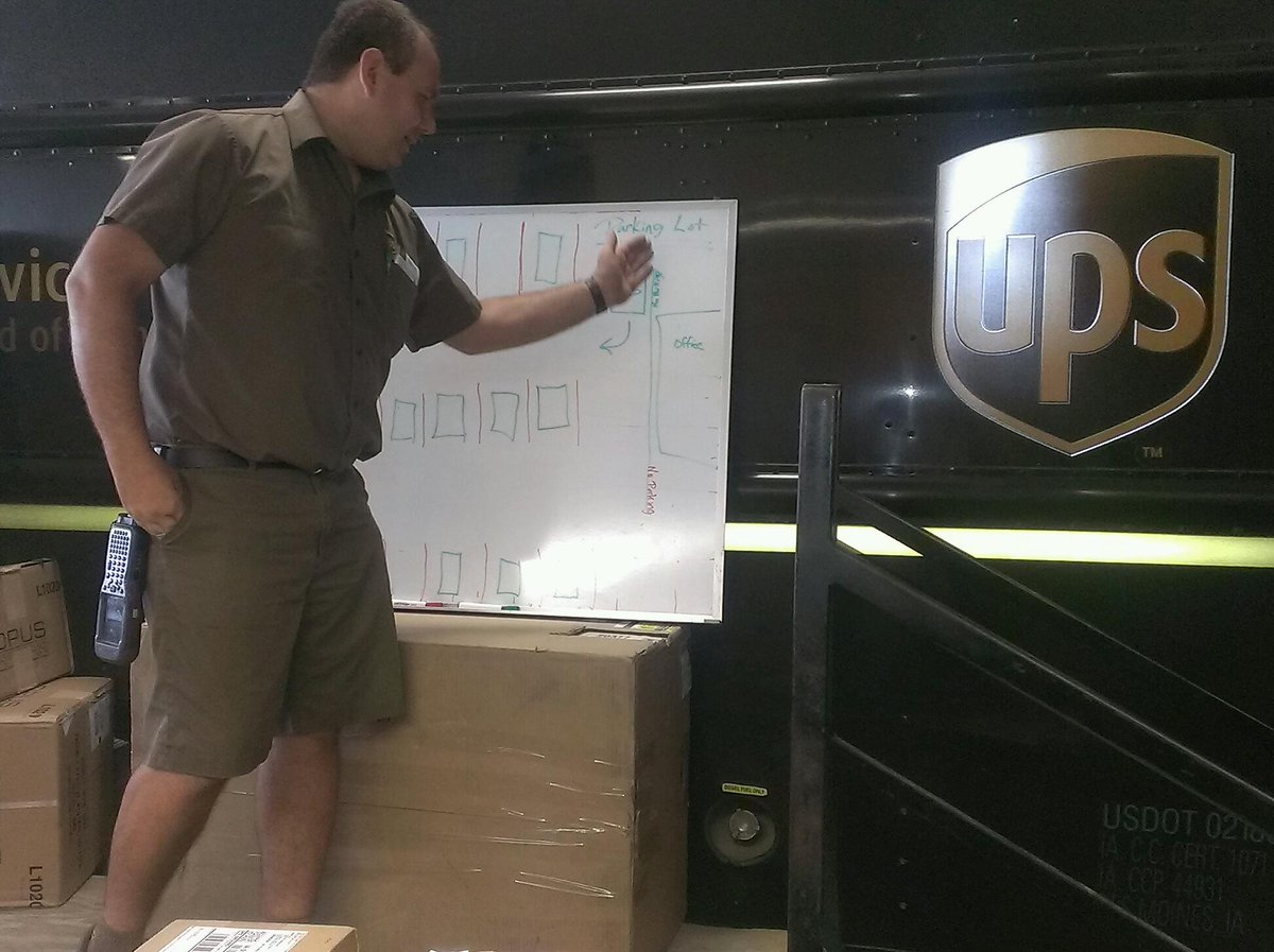 Where do you park in a parking lot? Co-chair Pat F. leads the discussion in Denison. <a href="/CP_UPSers/">Central Plains</a>
