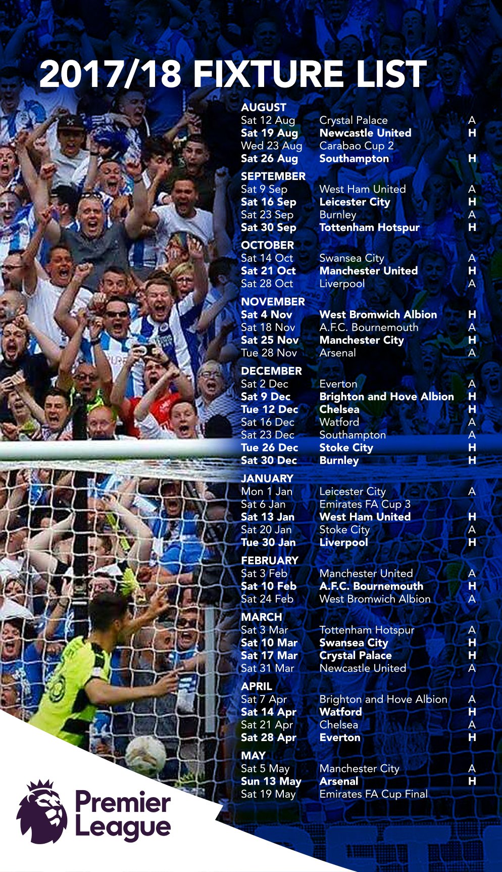 Huddersfield Town on Twitter "FIXTURES here's a handy htafc fixture