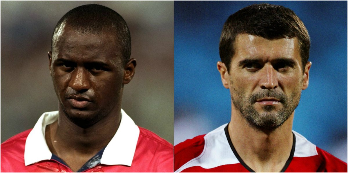 bet365's tweet image. At their peak, who was the better midfielder?
 
 🔄 - Patrick Vieira
 ❤️ - Roy Keane