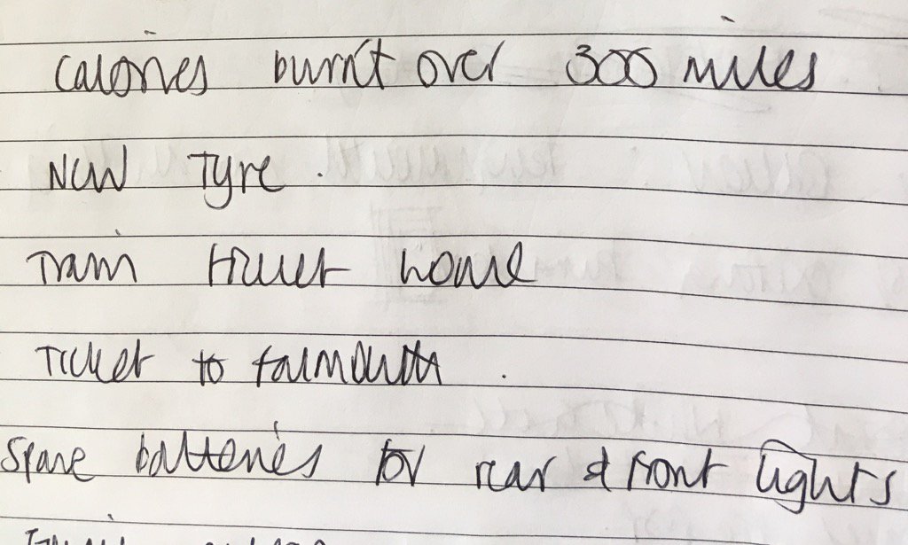 JonathanWarren5's tweet photo. @TrafalgarWay just found my to do list from #TW2016, pretty much unchanged for #TW2017 really π https://t.co/R4glh2J3SA