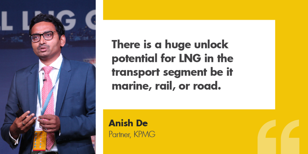 Shell_India's tweet photo. .@anishde1969 talking about upcoming trends in the Indian LNG value chain. #ShellLNGOutlook @gas4India https://t.co/jHfzE1CIoA